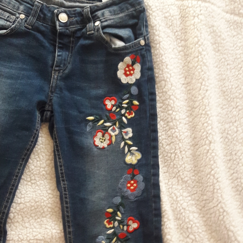 Sandro Ferrone Roma embroidered jeans